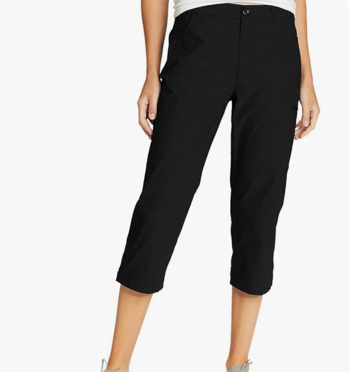 Eddie Bauer women’s black tech capri pants