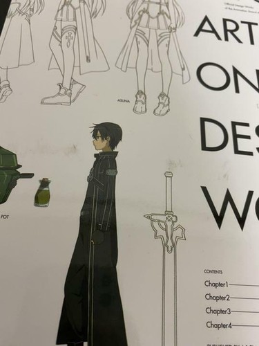 Sword Art Online Design Works Illustration Art Book Anime Manga SAO Japan F/S - Imagen 4 de 9