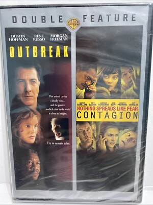 Outbreak / Contagion (Double Feature) 2 Movies (DVD) BRAND NEW!