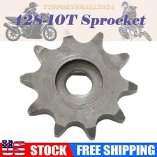 10 Teeth Motor Gear Sprocket For 428 Chain ATV Quad Buggy 4 Wheelers Motorcycle