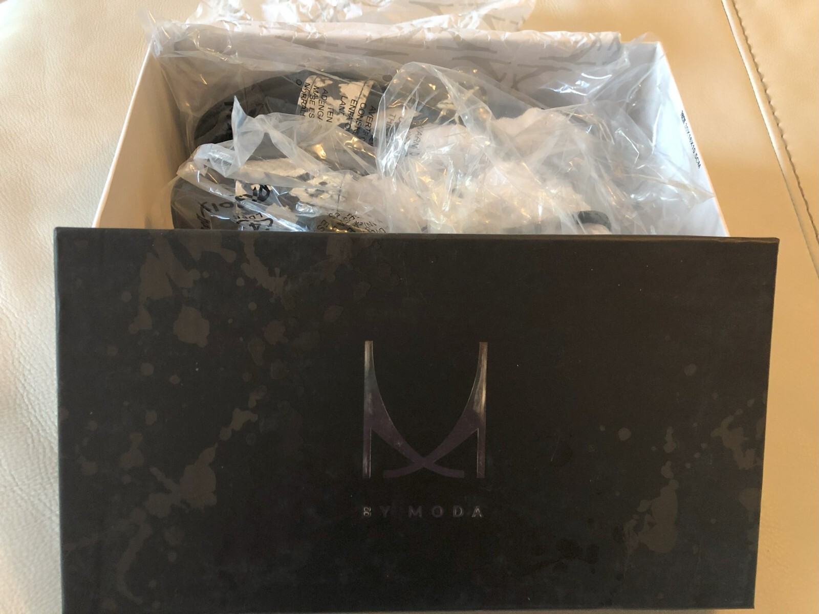 APL Sandali M By Moda Inma Neri Mono Snake Porvair UK 3 NUOVI CON SCATOLA CTRL 55 95