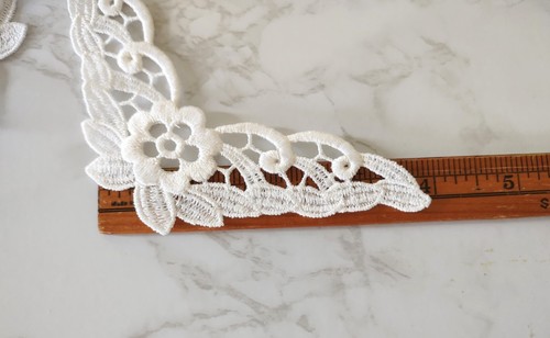 Antique Lace Appliques, 4 pc 1993 Scrapbooking Crafts Sewing Wedding Pillows - Picture 5 of 5