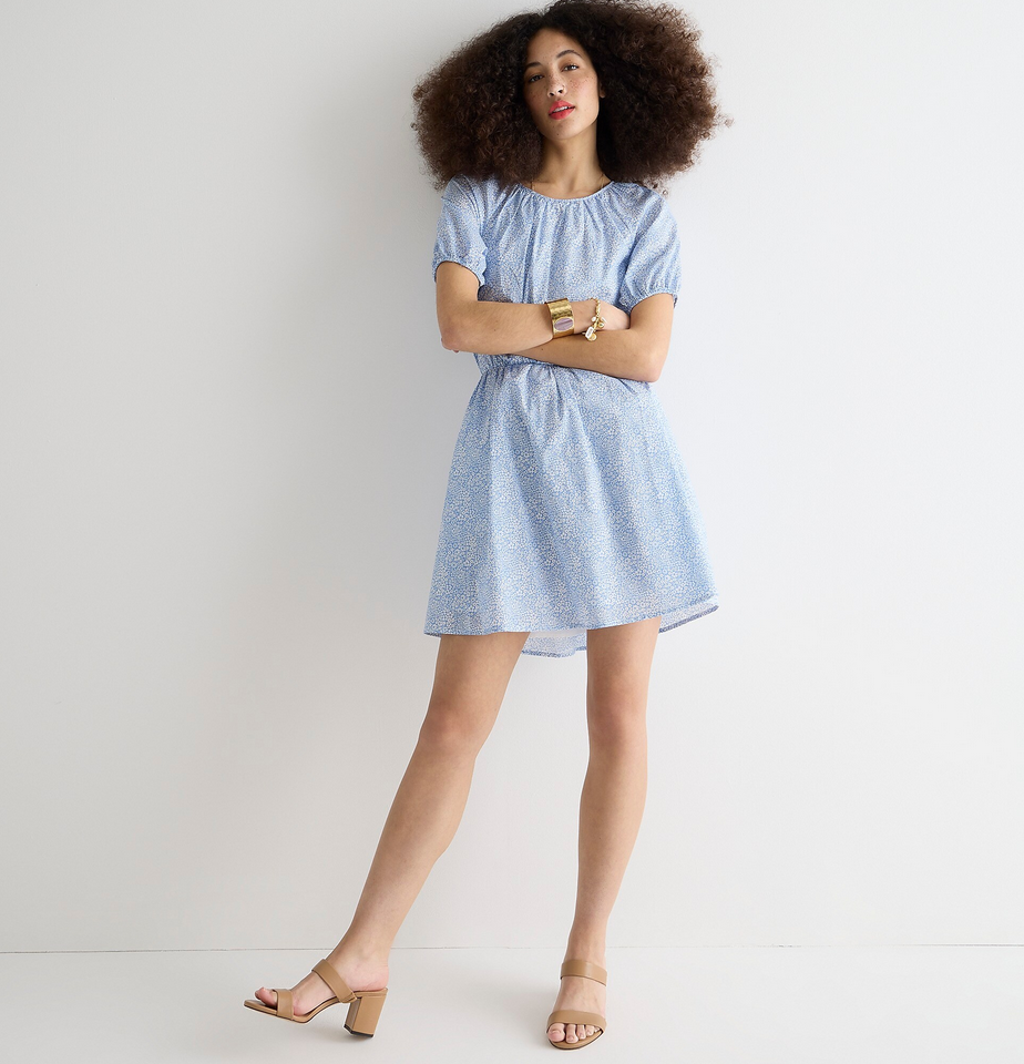 NEW J. CREW BLUE FLORAL CAP SLEEVE OPEN TIE BACK POCKET MINI DRESS SZ 14 | eBay NEW J. CREW BLUE FLORAL CAP SLEEVE OPEN TIE BACK POCKET MINI DRESS SZ 14 | eBay