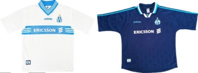 Flocage Officiel OM 1997/98 – Roy N°6 – Domicile Bleu Ciel – Monblason