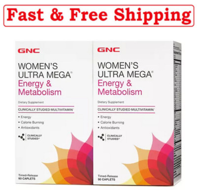 GNC Women's Ultra Mega Energy & Metabolism Multivitamin (180 ct.) Free Shipping