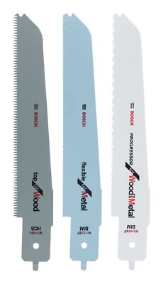 Bosch Zubehör Stichsägeblatt-Set für PFZ 500 E, 3-teilig - 2608656934
