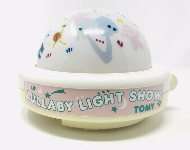 Tomy Lullaby Light Show 1987 Vintage Baby Wind Up Night Light Musical
