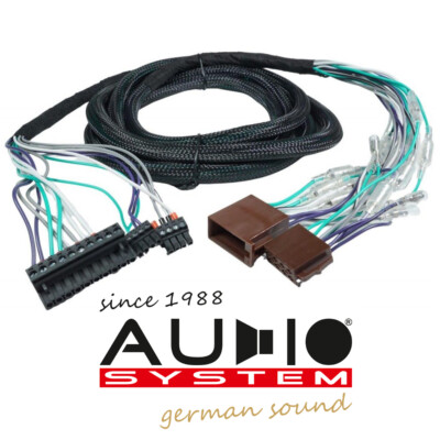 AUDIO SYSTEM Z-MD-ISO4-3M 4-Kanal High-Low-Adapter ISO plug & play MD Verstärker