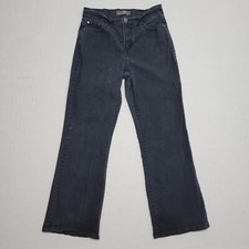 Levis 512 Jeans Womens 8 Black Perfectly Slimming Bootcut Rhinestone Denim