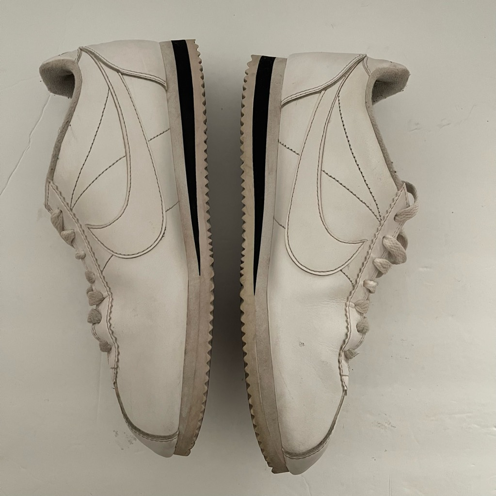 Nike Sneakers Mens 9M Classic Cortez X Nathan Bell White BV8165-100 Low Lace Up Giày Nike Nathan Bell x Classic Cortez  main image 4