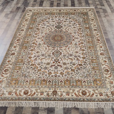 YILONG CARPET 6'x9' Hand Knotted Persian Silk Rug Oriental Large Floral Hand Woven Living Room Carpet YILONG CARPET 6'x9' Hand Knotted Persian Silk Rug Oriental Large Floral Hand Woven Living Room Carpet
