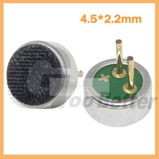 Ultra Small Electret Omni Directional Microphone MIC Element Condenser 4.5 2.2mm