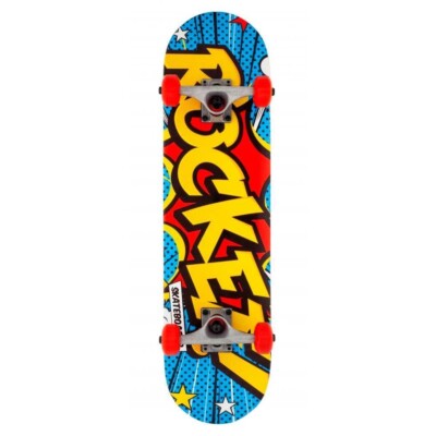 Rocket Mini Popart Complete Multi 7,5'' Skateboard [RKT-COM-1533]