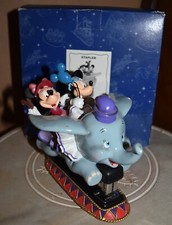 VTG Dumbo Stapler Ride Mickey Mouse Minnie Resin Original Box Disney World