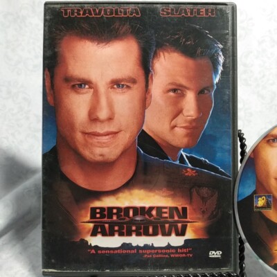 Broken Arrow (DVD, 1996) John Travolta Christian Slater Action Movie Film SWB Co