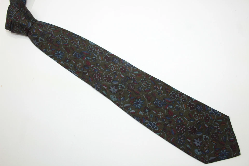 Шелковый галстук AQUASCUTUM сделано в Италии F70731 - Изображение 2 из 4