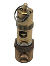 Moonshine Still 5-PSI PRESSURE RELIEF Valve LOW FLOW 1/4" NPT + 3/8" Bushing Set