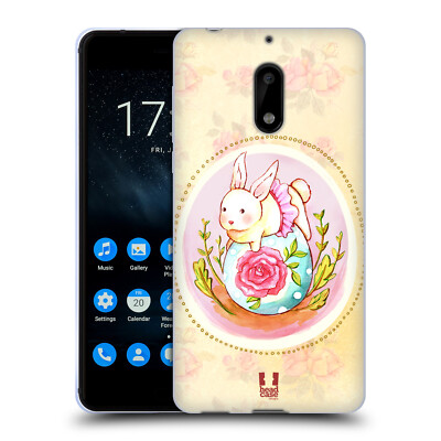 HEAD CASE DESIGNS ADORABLE BUNNIES SOFT GEL CASE FOR NOKIA PHONES 1