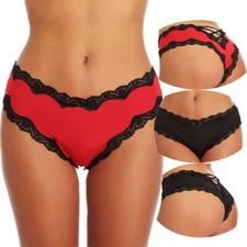 Women Thongs Briefs Lace Panties Sexy Girls Intimates Underwear V-string Knicker