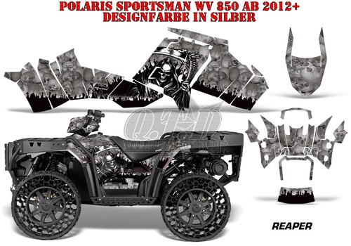 KIT GRÁFICO DE DECORACIÓN DE CARRERAS AMR ATV POLARIS SPORTSMAN MODELO REAPER B - Imagen 9 de 12