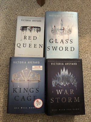 Lot 4 Red Queen Series 1 4 Hc Sc Victoria Aveyard Glass Sword King S Cage Ebay