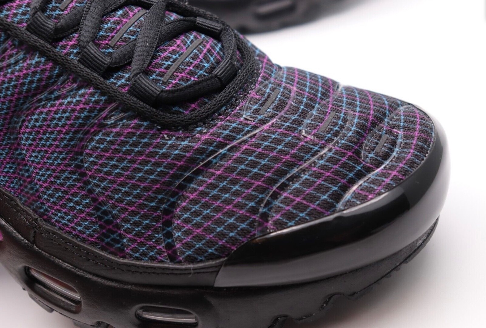 NIKE AIR MAX PLUS TN GS TRAINERS BLACK BLUE PURPLE FB8027001 GIRLS