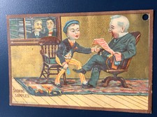 Showing Samples 1881 Gold Background Victorian Trade Card VTC 8