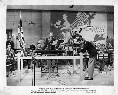 The Glenn Miller Story - James Stewart  s/w still Universal 1953-20x25cm