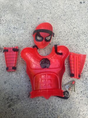 Vtg Toy Biz Marvel Spiderman Dress Up Set Web Dart Launcher