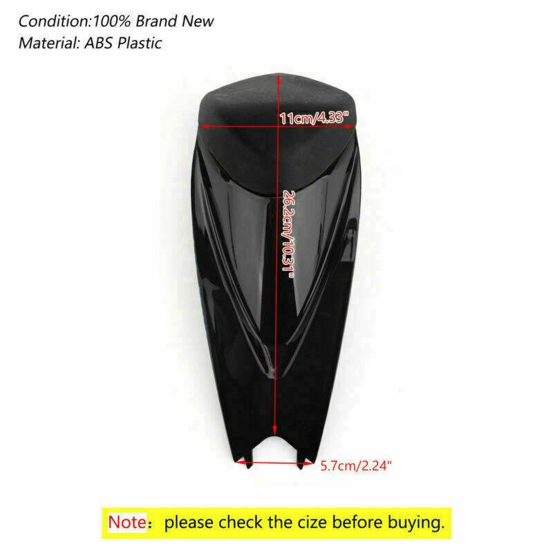 Pillion Rear Seat Cover Fairing Cowl For 2009-2016 APRILIA RSV4 R 1000 APRC Foto 2 de 4