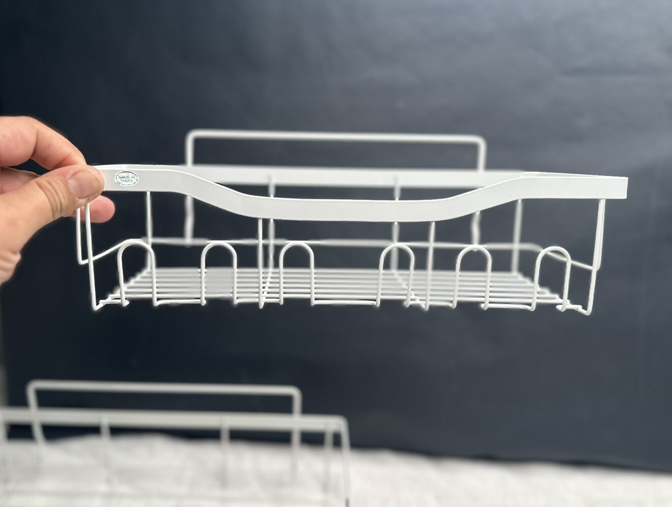 Shower Caddy Organizer for Bathroom Storage Kitchen White Adhesive 5 Pack