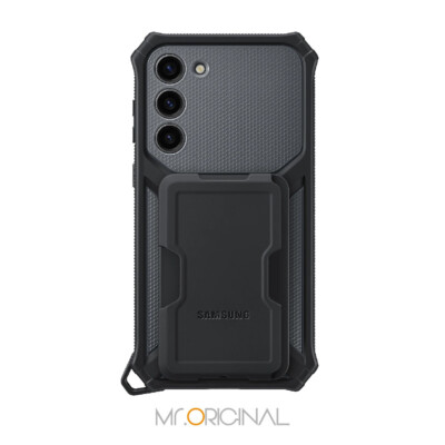 Original Samsung Official Galaxy S23+ Rugged Gadget Case (EF-RS916) - Titan