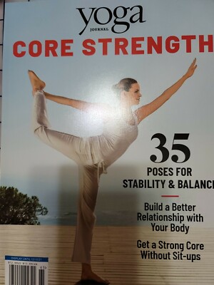 Yoga Journal Magazine Core Strength 35 Poses  Get A Strong Core Dec 2021 M19