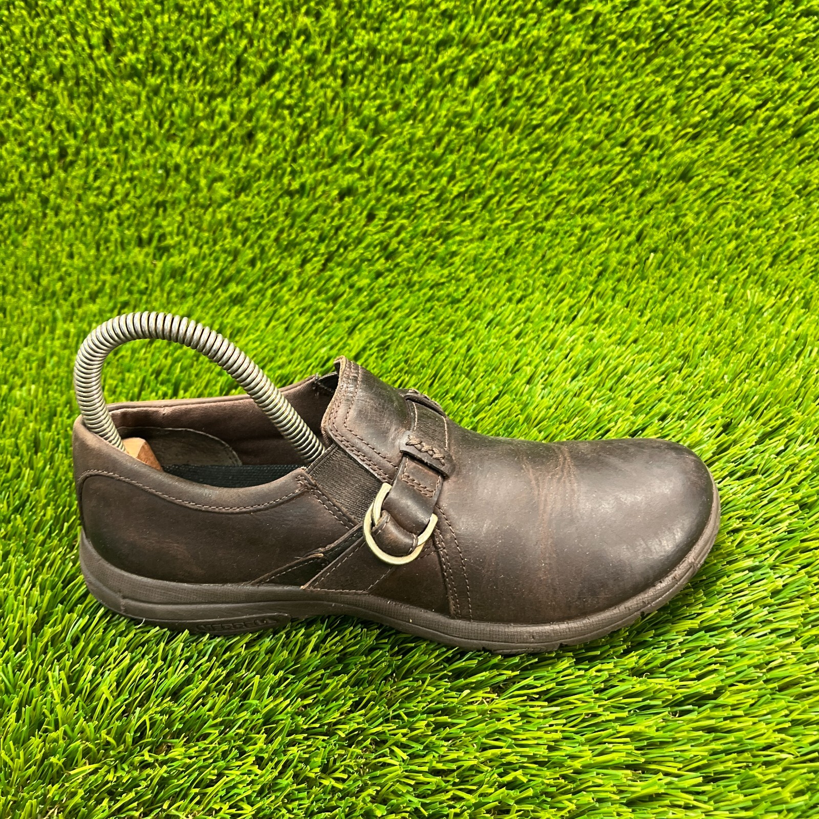 Merrell Dassie Stitch Buckle Womens Size Brown Walking Casual