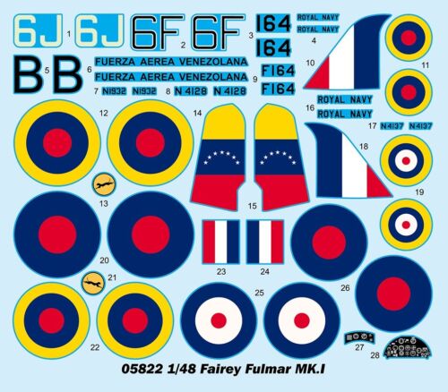 Trumpeter 1/48 Fairey Fulmar Mk I Aircraft TRP5822 - Picture 3 of 5