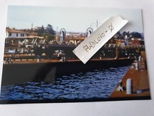 Fotografia Sarnico Manovre e trasporto carri con chiatte sul lago d'Iseo