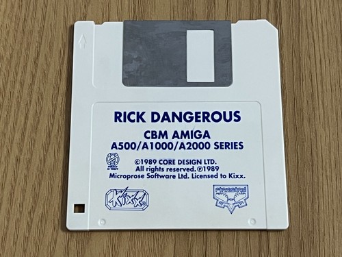 Boxed Kixx Rick Dangerous Amiga Game - Tested Working -👽👾Retro Gift Idea👾👽 - Photo 11/24