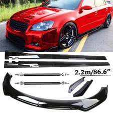 Front Bumper Spoiler Body Kit Side Skirtstrut For Nissan Altima Se-r U