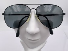 Vintage Altair 200 Black Metal Pilot Sunglasses USA FRAMES ONLY