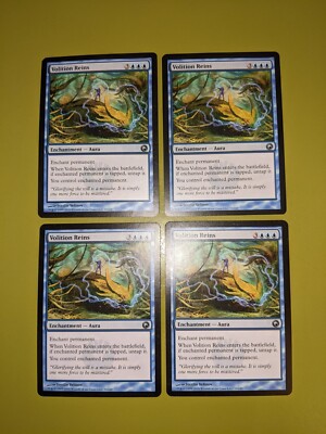 Volition Reins x4 Scars of Mirrodin 4x Playset Magic the Gathering MTG