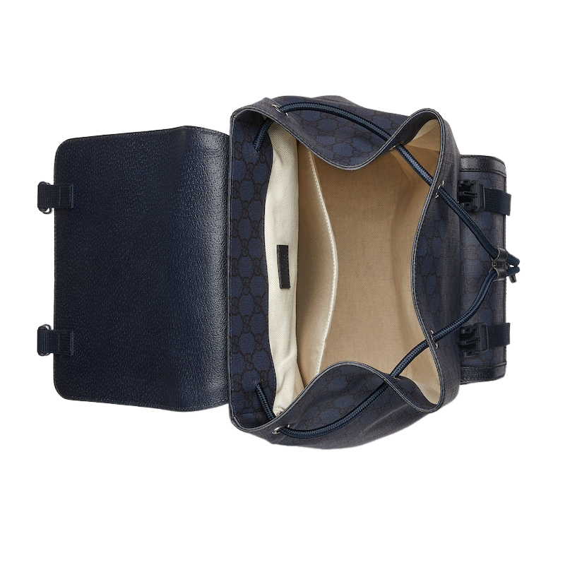 GUCCI Ophidia オフディア GG ラージバックパック Ophidia large backpack in beige and dark brown fabric