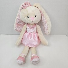 Gund Curtsy The Ballerina Bunny Plush Pink Outfit Stuffed Animal Toy Take Alongs