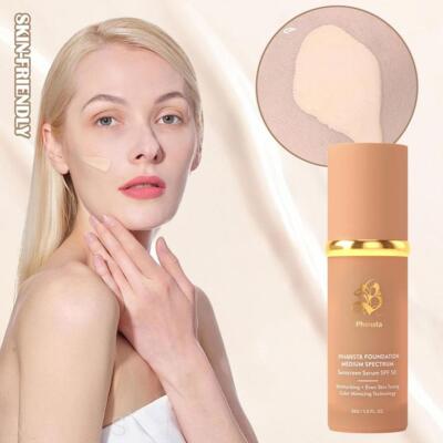 Foundation 4 in1 Medium Spectrum-Longwearing Waterproof Full Coverage Conce G7W4