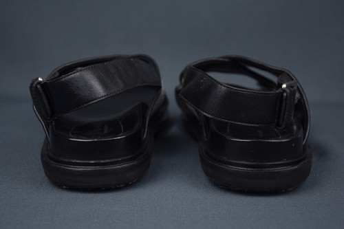 Sandalias de cuero plateadas brillantes para mujer Marni negras EE. UU. 9.5 UK 7 EU 41 - Imagen 5 de 7