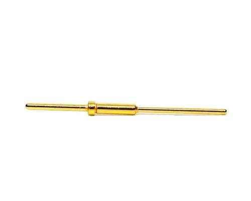7PC TE AMP 204370-2 Contact Pin, Size 22, Long, 5 A, .03 Dia, Gold