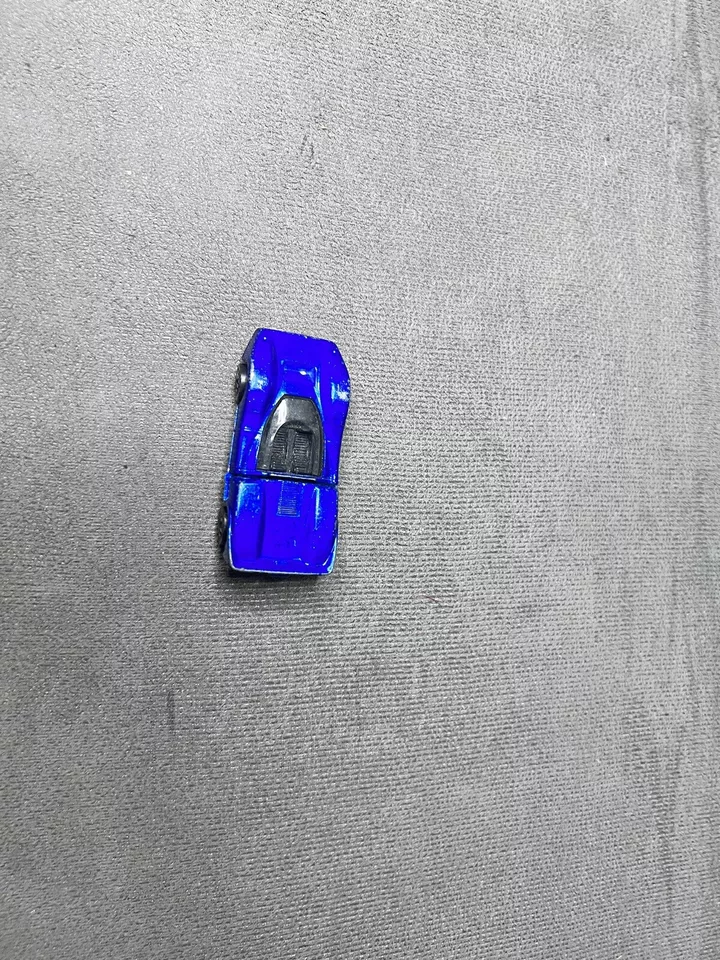Coche de juguete vintage Hot Wheels Redline 1968 HK McLaren MGA azul tiene desgaste Foto 3 de 4
