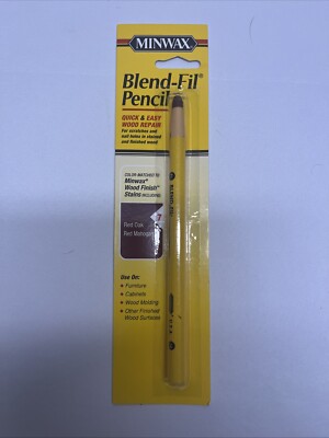Minwax  Red Mahogany/Red Oak Gravity #7 Solid Wood Filler/fix Pencil. Scratch Re