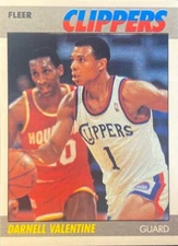 1987 Fleer #115 Darnell Valentine