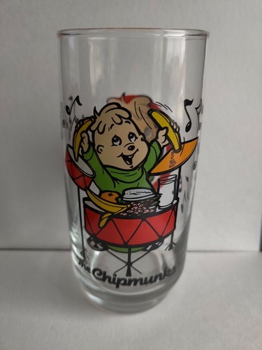Vintage 1985 Hardees Chipmunks Souvenirbrille Alvin Simon Theodore 3er Set - Bild 6 von 7