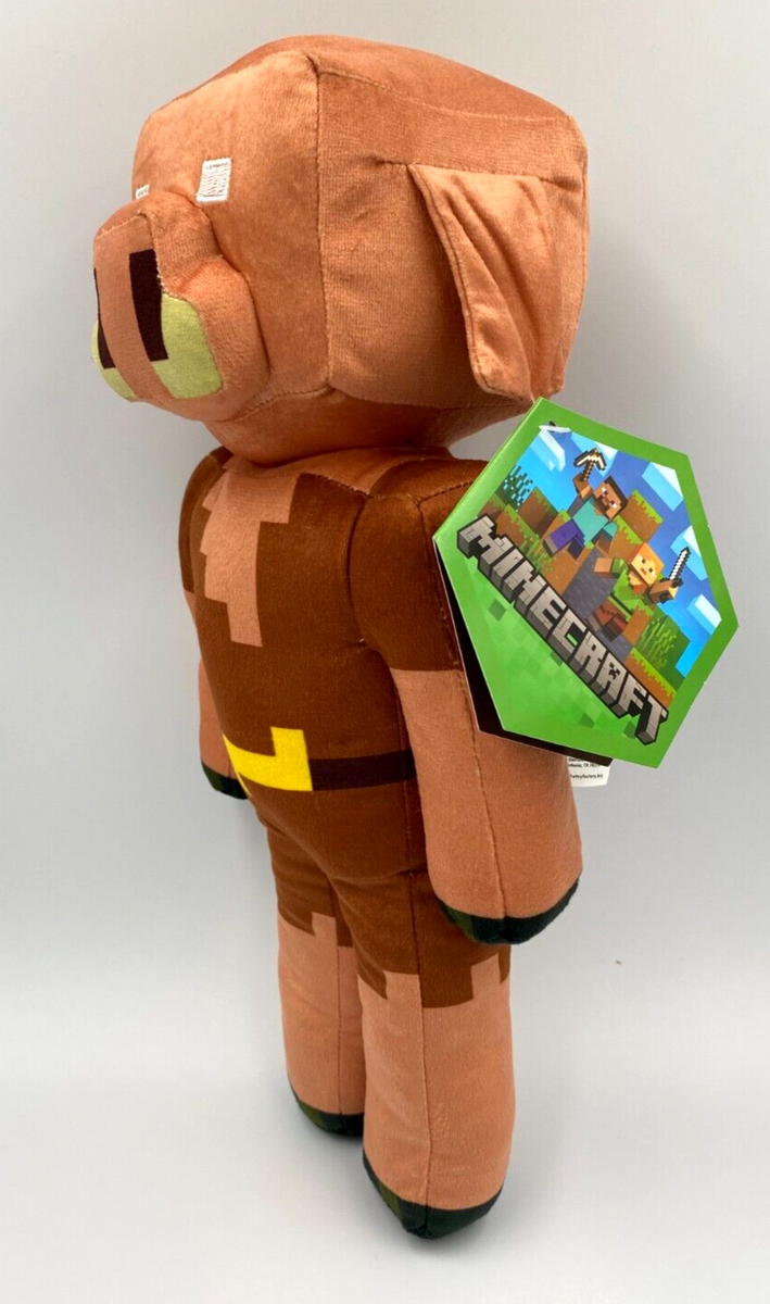 Minecraft Plush Toy Piglin Large 14 inch tall NWT